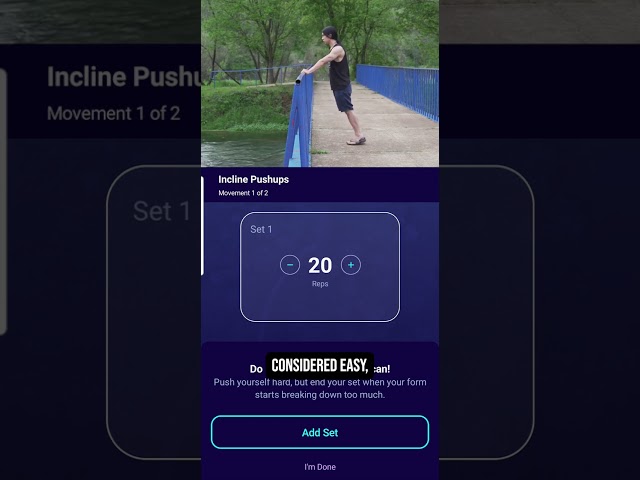 Hybrid Calisthenics App - Quick Walkthrough