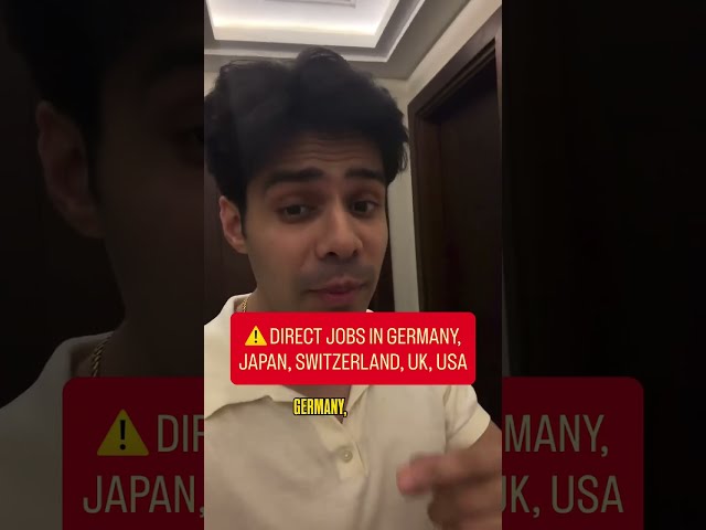 🚨 These Countries Hire Indians with Governed Backed Visa Sponsored Job Portals