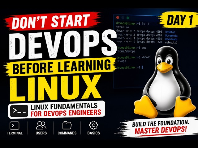 Linux for DevOps Engineers  | Everything Starts Here | Day 1