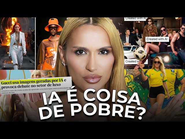 O LUXO DECIDIU QUE IA É CAFONA — e o resto do mundo ainda não percebeu