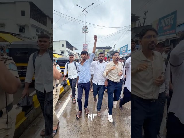 शहापूरमध्ये जनसागर उसळला;पेपरफुटी आणि दिल्लीतील मारहाणीविरोधात नागरिकांचा भव्य ऐतिहासिक निषेध मोर्चा