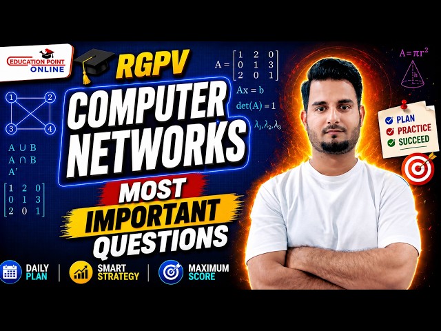 RGPV Computer Networks Top 20 Most Important Questions B.Tech 6th Sem