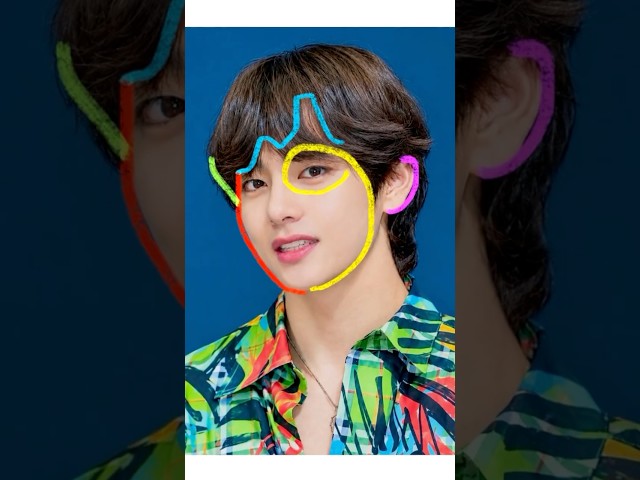 HOW TO DRAW THE KIM TAEHYUNG STEP BY STEP