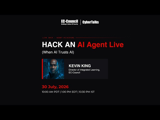 Hack an AI Agent Live: When AI Trusts AI | Kevin King | COASP Webinar