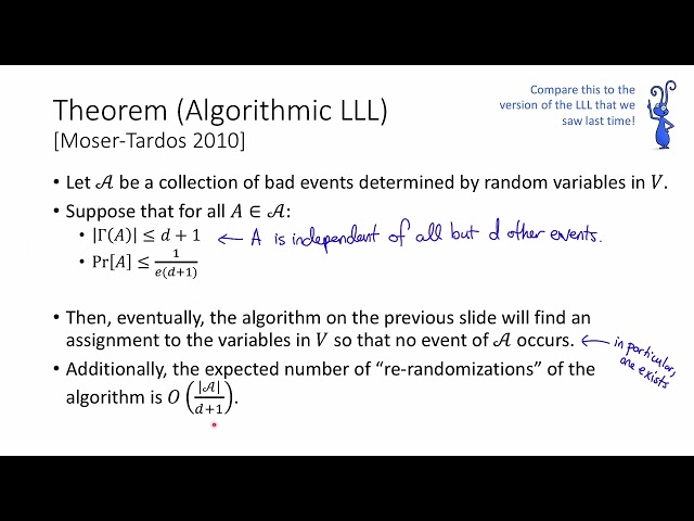 Class 12, Video 1: Algorithmic LLL
