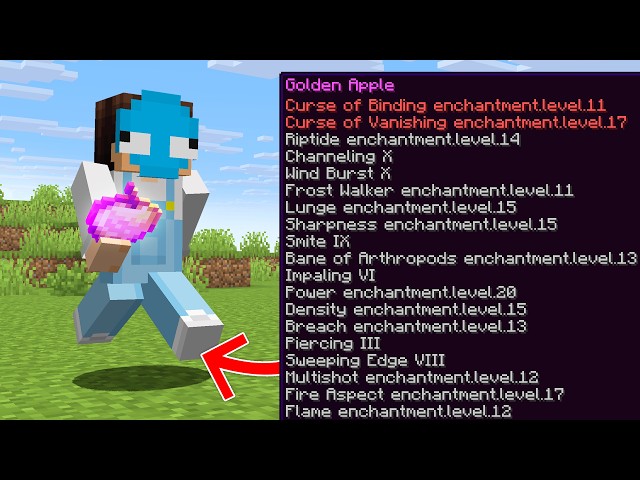 Minecraft, But Walking Enchants Items...