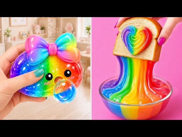 🌈 How to Make Next Level Rainbow Cakes 🌈🍰 Ide Dessert Kreatif & Hidangan Manis