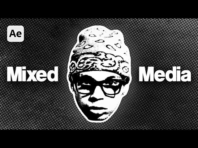 How to create MIXED MEDIA Effect (After Effects)