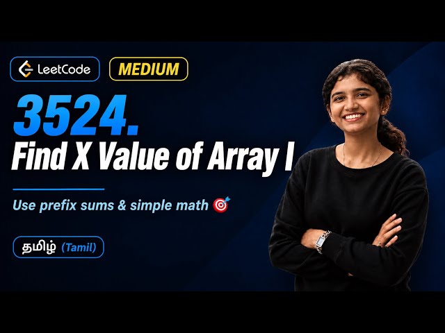 LeetCode 3524 - Find X Value of Array I | Daily Challenge | Best Solution & Explanation in Tamil DP
