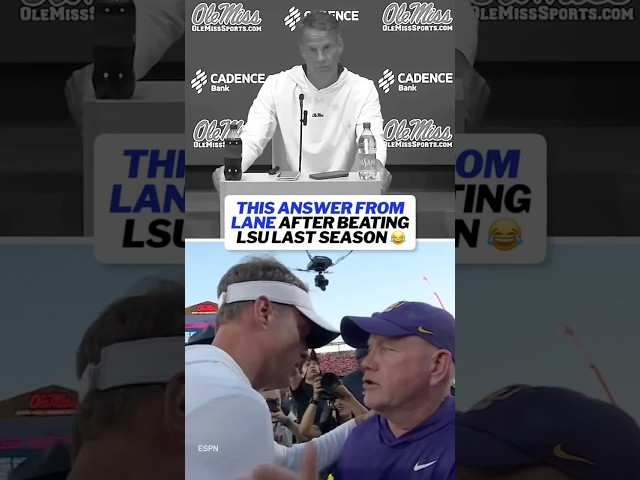 Lane had jokes about avoiding the SEC’s fine for fans storming the field 😂 #cfb #collegefootball