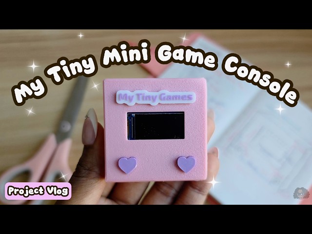 I Built A Cute Tiny Mini Game Console | Engineering Project Vlog