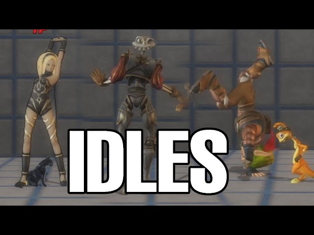 All characters Idle pose animations (HD) - PlayStation All-Stars Battle Royale