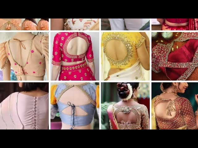 💯💥👉Paithani blouse back neck designs/latest blouse designs images /designer blouse