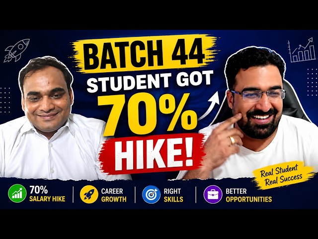 Batch 44 Student Got 70% Hike! | Multicloud DevOps with AI