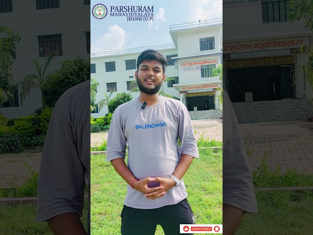 Student Testimonial: From Dreams to Reality at Parshuram Mahavidyalaya Meet Shubham,a proud B.El.Ed