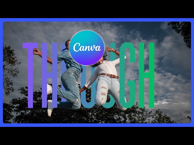 How to Create an Image Through Text Effect with Layering and Cropping in Canva