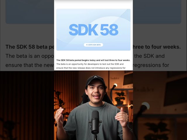 Expo SDK 58 Beta: iPhone Duo + Native App Updates #appdesign  #coding #Expo