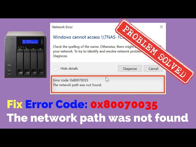 Fix Error Code: 0x80070035 The network path was not found