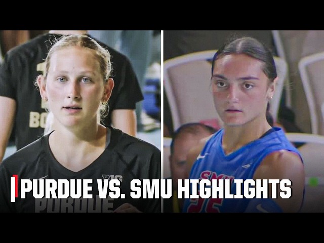 No. 14 Purdue Boilermakers vs. No. 8 SMU Mustangs | Full Match Highlights | ESPN College Volleyball