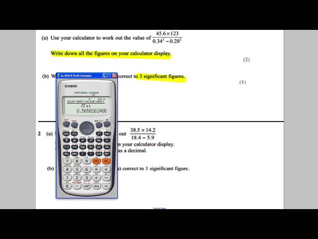 GCSE Revision Video 10 - Calculator Skills