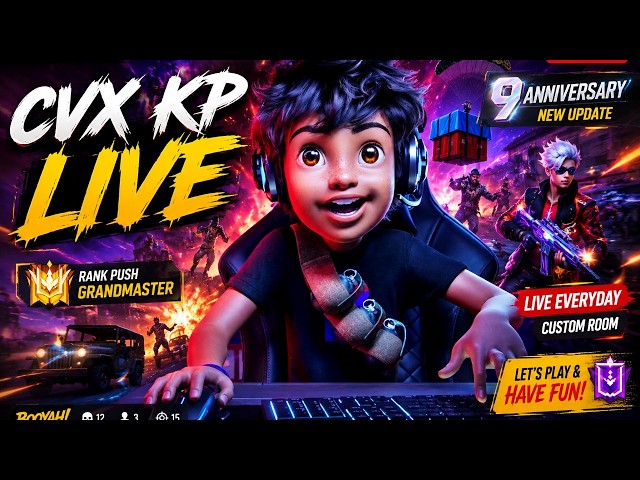 {LIVE} i am back Free Fire India Max EWC #tag #tg ❤️💪