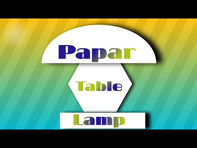 Paper night lamp!🪔How to make Simple & easy paper lamps ! Diy paper craft ! Paper lamp kaise banaye