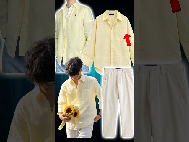 Light Yellow Shirt White Trouser Outfit for Men 🔥 Best Summer Outfit Ideas 2026 #shorts