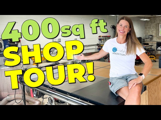 What’s in My Woodshop? FULL SHOP TOUR of 17 Tools (18 Including Dogs:)