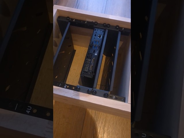 Day 4 building a mini lab #shorts #computerhardware #serverrack #minilab #desksetup #dell #minipc