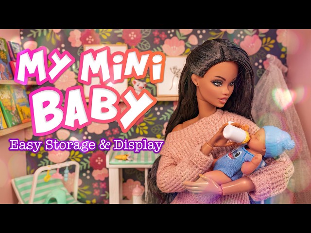 My Mini Baby Easy Storage & Display | DIY Nursery | Dollar Tree Finds