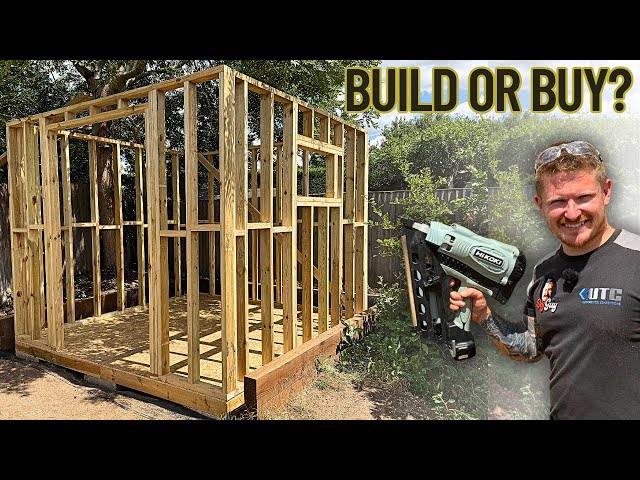 How To Build a Shed Thats Stronger & Cheaper Than a Bought Shed