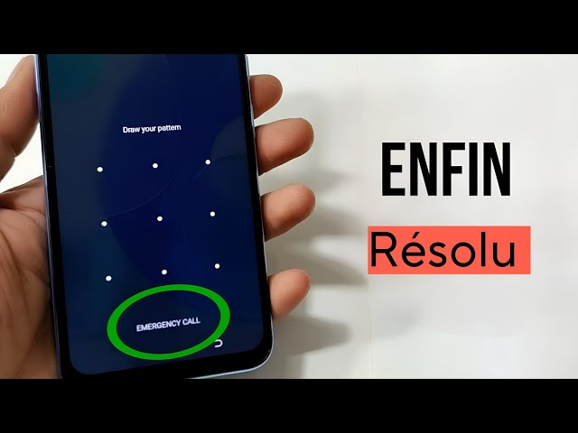 DÉVERROUILLER Son téléphone Android SANS le code avec l'option Appelle d'urgence