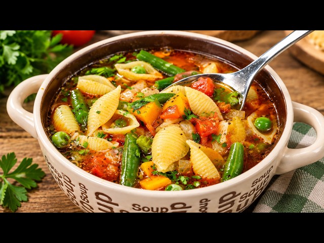 This soup saves me from fatigue! This soup is ready in 20 minutes! A delicious American soup.