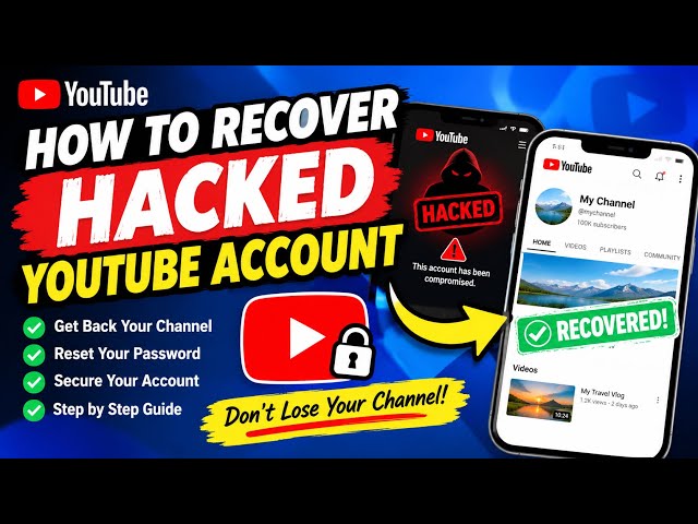 HOW TO RECOVER HACKED YOUTUBE CHANNEL