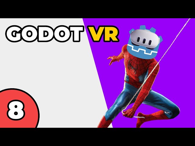 VR Grapple Hook in under 4 minutes - Build a VR Game in Godot #8