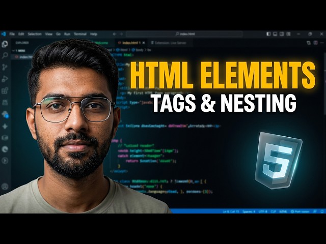 3. Html elements  #HTML5 #WebDevelopment#CodingForBeginners #Frontend #TechTutorial #LearnToCode