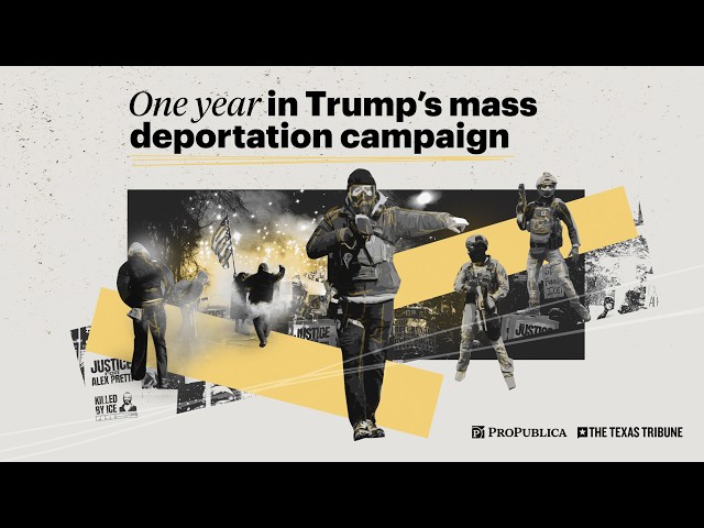 A Year in Trump’s Mass Deportation Campaign