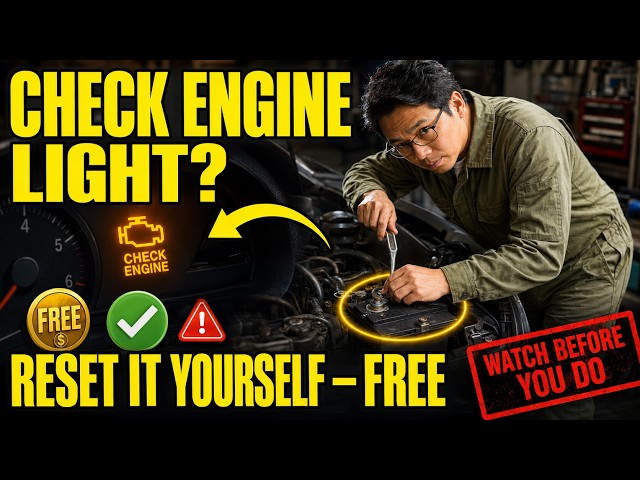 The Hidden Button That Turns Off Your Check Engine Light in 30 Seconds — For Free