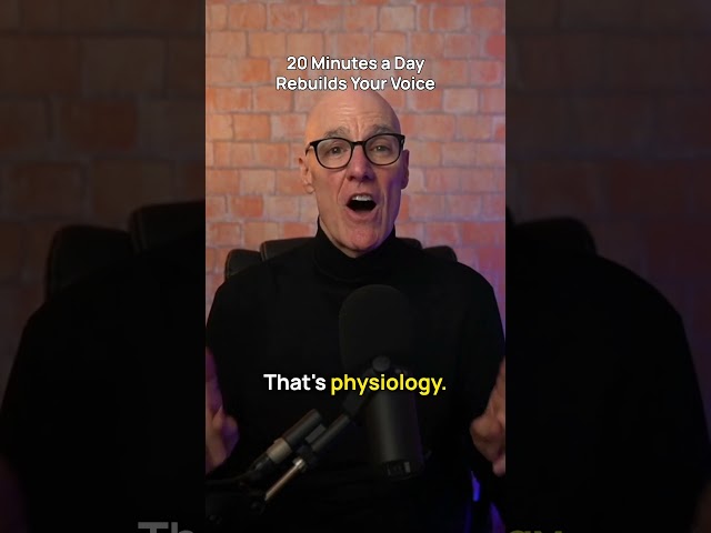 20 Minutes a Day Rebuilds Your Voice