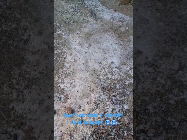 Don't use sand & Cement in 0🥶 degrees