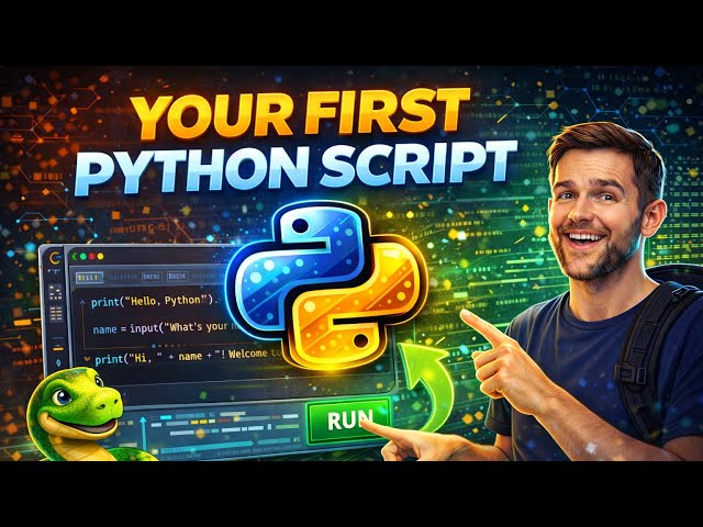 Your First Python Script | Write & Run Your First Python Program