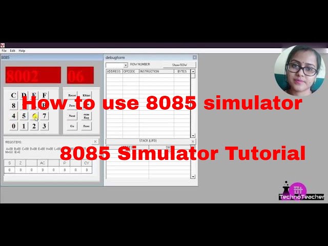 8085 simulator tutorial