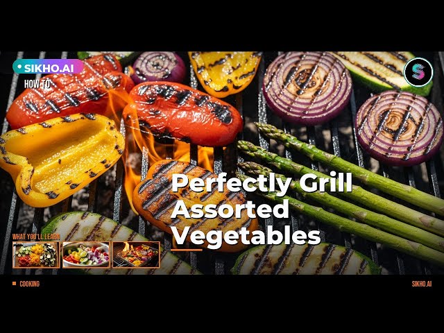 How to Perfectly Grill Assorted Vegetables Step by Step | Sikho.ai