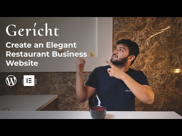 How to create an Elegant Restaurant Business Website | Iqonic Design