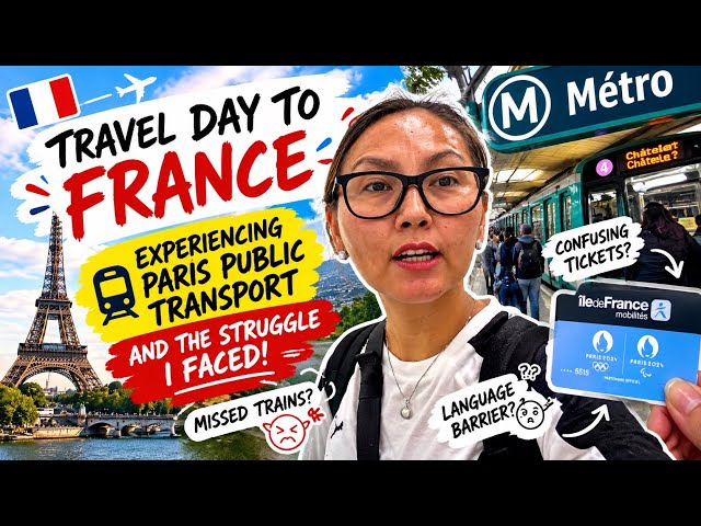 The Day I flew to France 🇫🇷✈️ / Class-Airport-Paris #paris #france #travelvlog #tibetanvlogger 