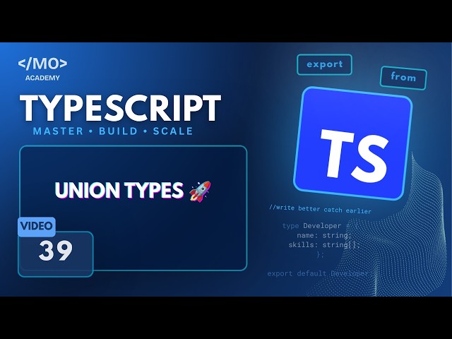 Union Types in TypeScript 🚀 | Multiple Types Explained with Examples
