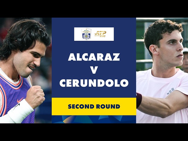 Carlos Alcaraz vs Juan Manuel Cerundolo Highlights | Rolex Shanghai Masters 2026