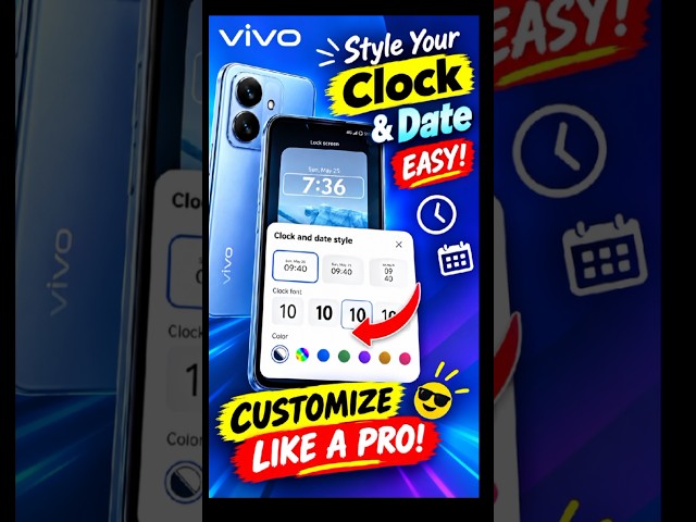 Customize Vivo Lock Screen Clock & Date Like a Pro! ⏰