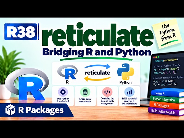 R38 | reticulate — Bridging R and Python | R Packages | Uplatz