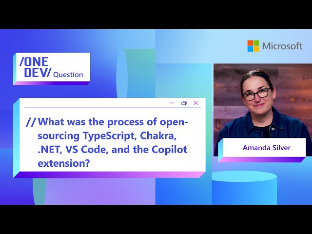 What was the process of open-sourcing TypeScript, Chakra, .NET, VS Code, and the Copilot extension?